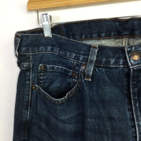 Levi's 527 Mens Slim Leg Jeans Dark Wash Blue Size 36X32 - Picture 9 of 16